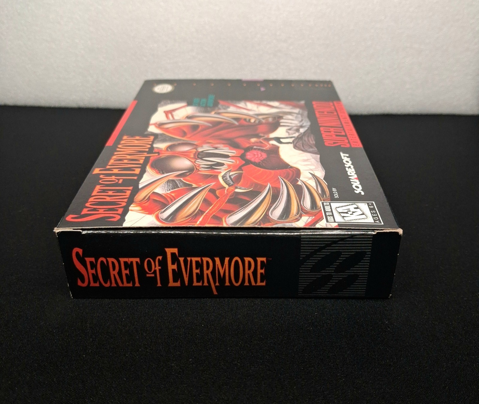 Secret of Evermore Nintendo SNES CIB Near Mint Box Ans Posters Complete
