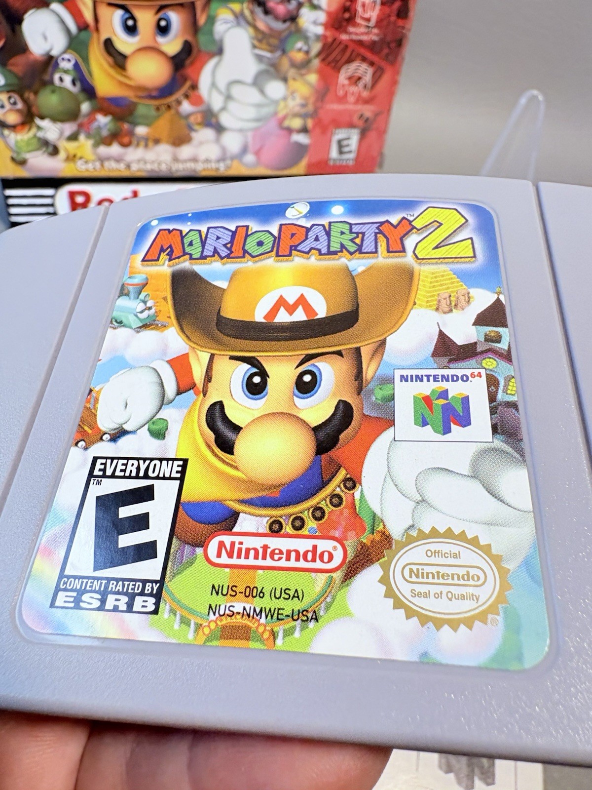 Mario Party 2 N64 Nintendo 64 Complete CIB Authentic – Cellophane Seal