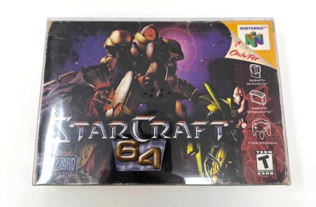 Starcraft 64 N64 Game, Box, Inserts, no manual Excellent