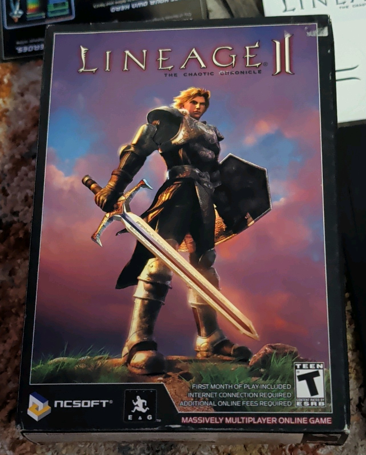 NCsoft Lineage II The Chaotic Chronicle PC 2004 MMORPG Role Playing w/ Manual