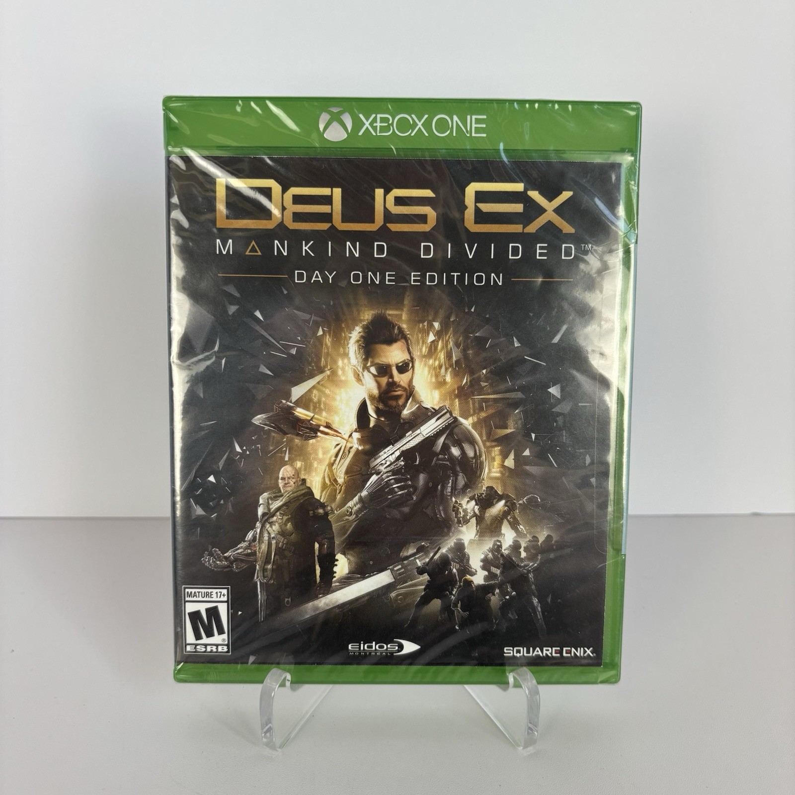 Deus Ex: Mankind Divided — Day One Edition (Microsoft Xbox One, 2016) Brand new