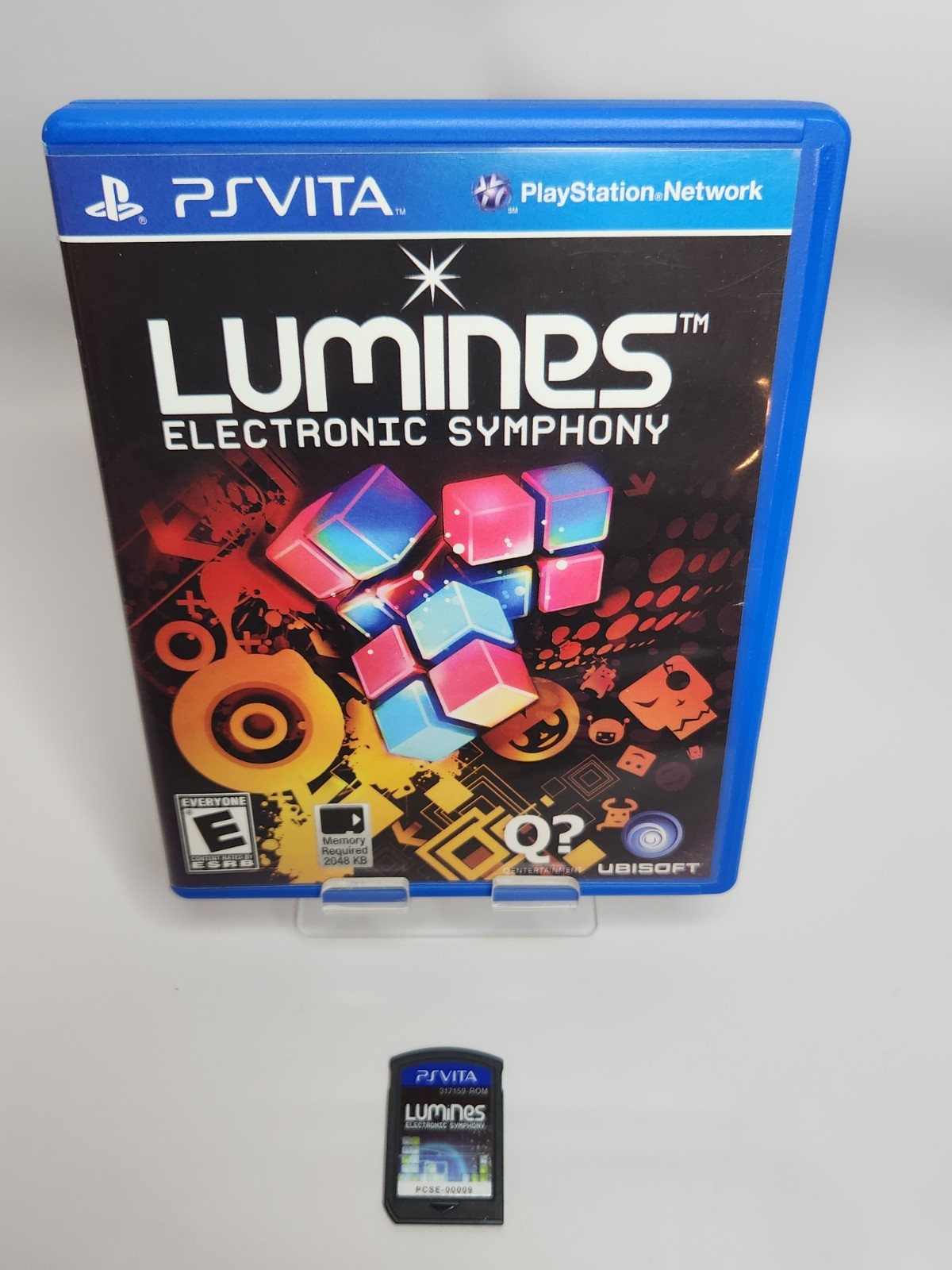 Lumines Electronic Symphony (Sony PlayStation Vita, 2012) Game and Case Mint