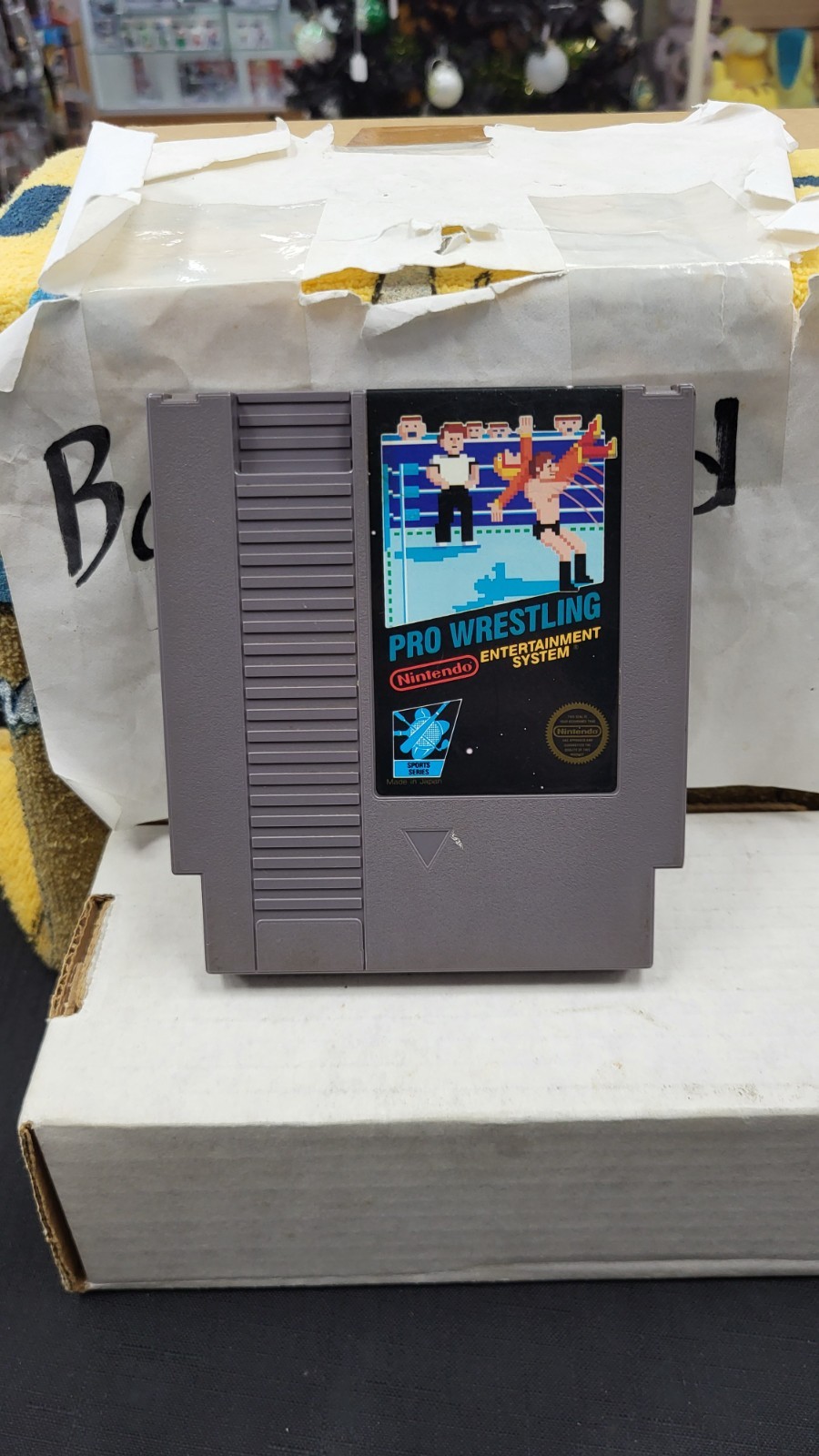 PRO WRESTLING NINTENDO NES VIDEO GAME AUTHENTIC NO BOX OR MANUAL