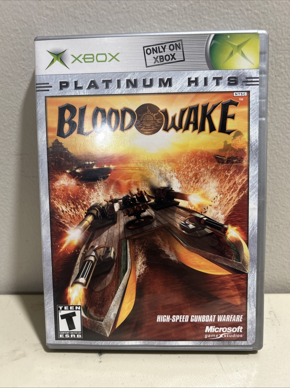 Blood Wake (Microsoft Xbox, 2002) Complete w/ Manual – Tested Working -Free Ship
