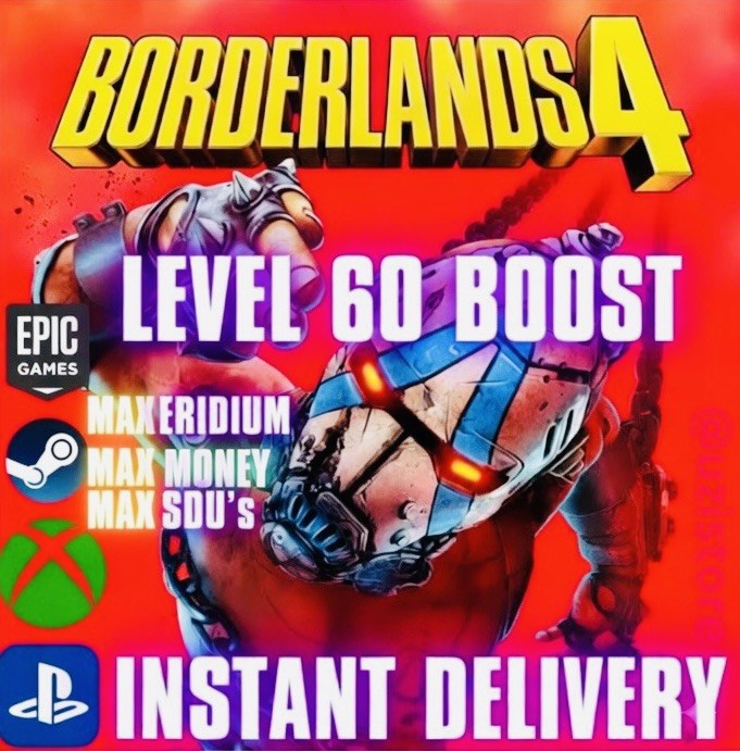 Borderlands 4 | INSTANT LEVEL 60 BOOST + MONEY/ERIDIUM/SDU’s | XBOX, PS5, PC