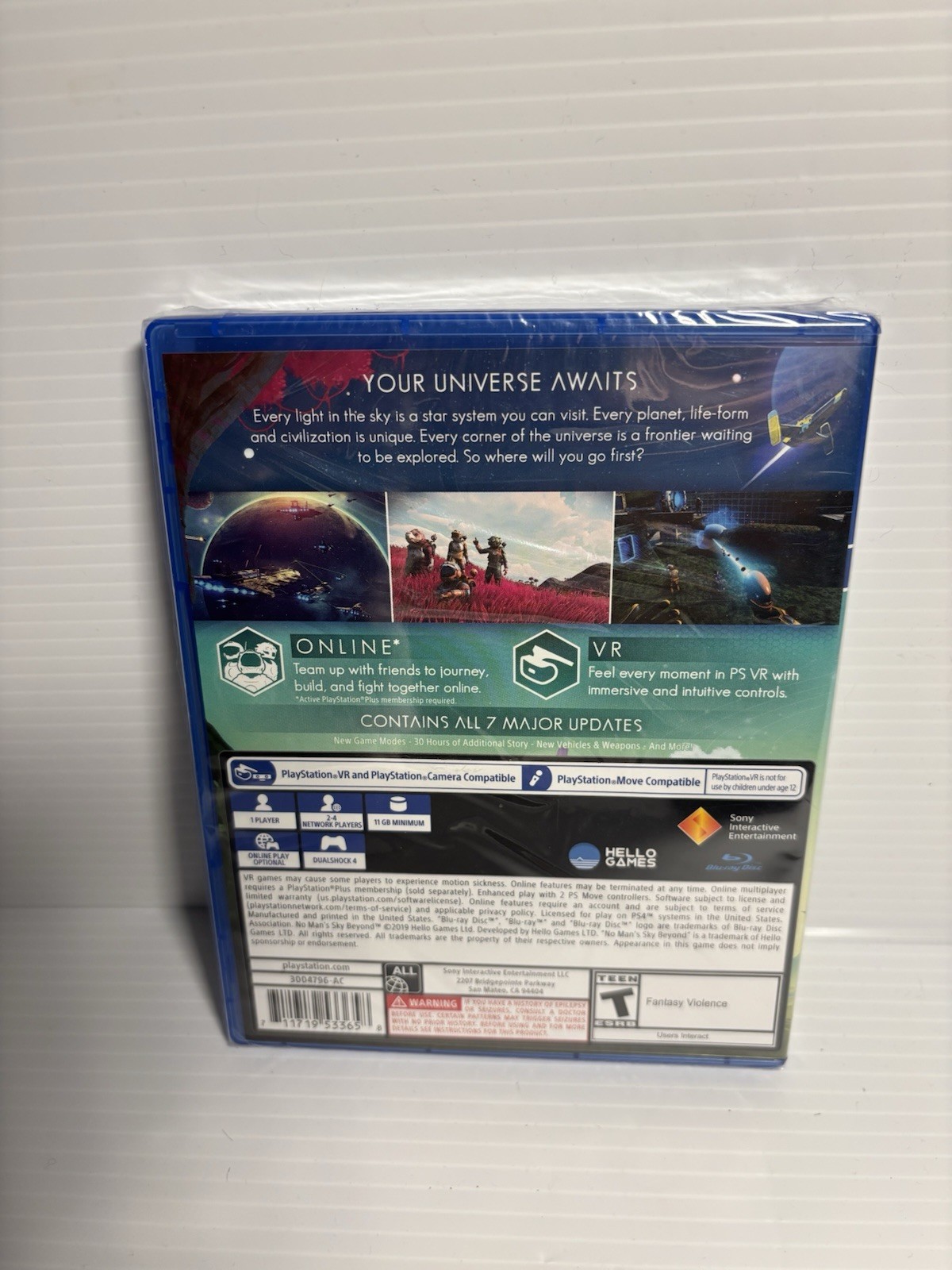 PS4 No Man’s Sky BEYOND VR New Sealed Playstation 4