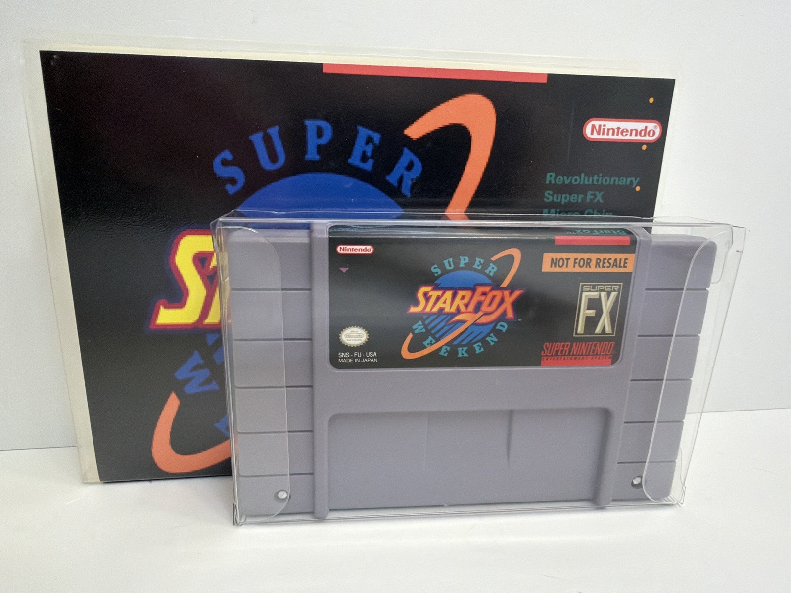 Star Fox Super Weekend Competition Super Nintendo Game SNES Authentic GRAIL