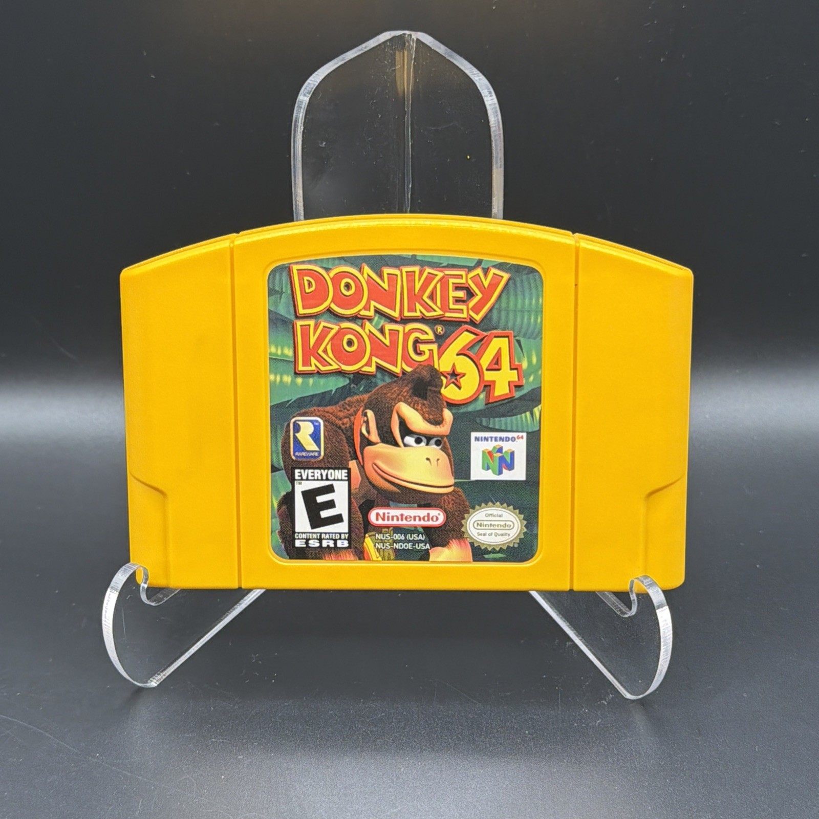 Donkey Kong 64 (Nintendo 64 N64) Authentic Yellow Cartridge Tested Working