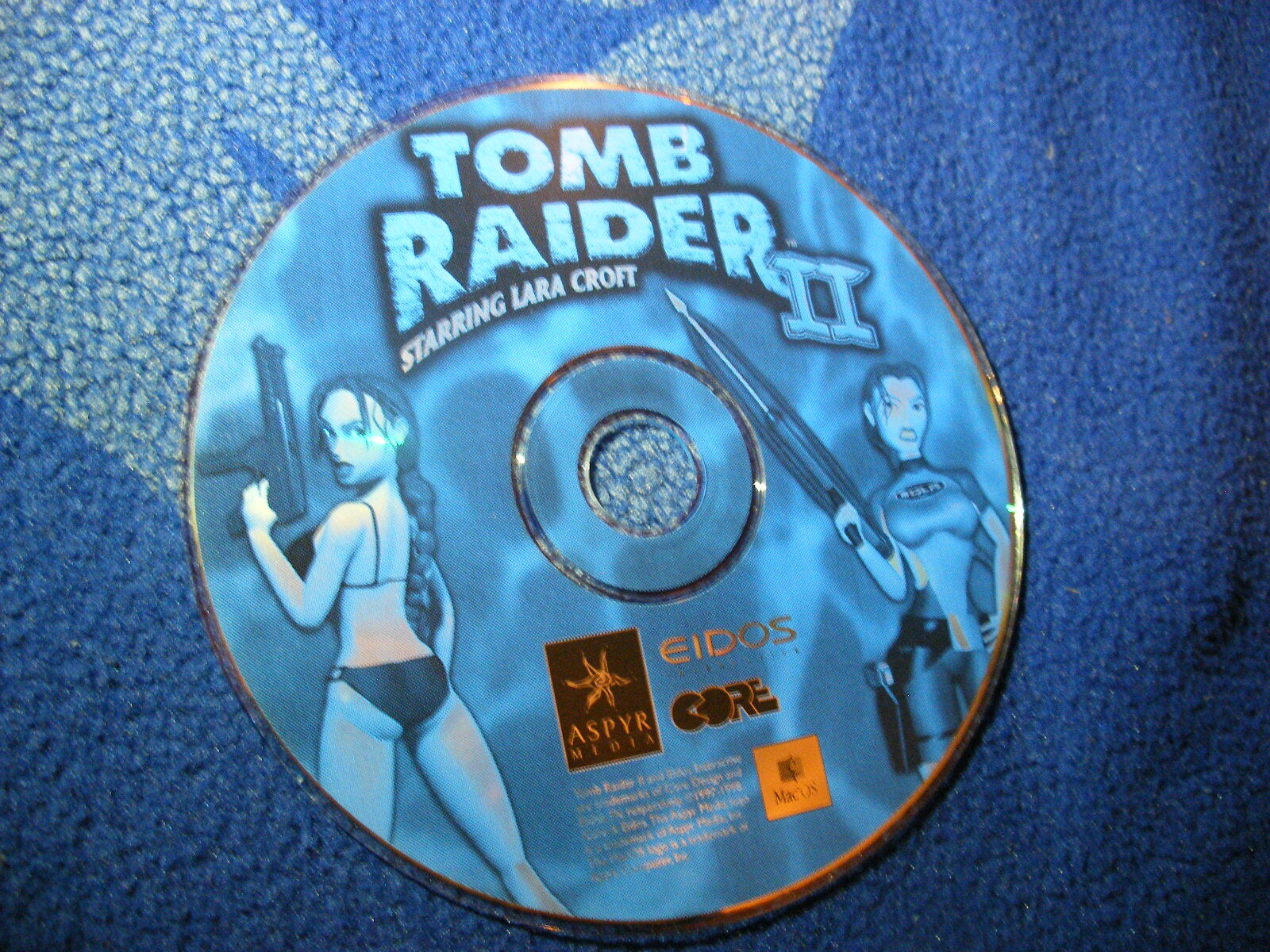 APPLE EIDOS CORE TOMB RAIDER 2 II LARA CROFT RETAIL GAME CD MAC OEM NEW NOS!