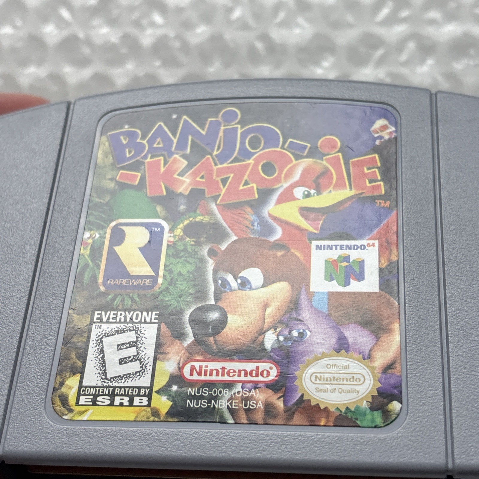 Banjo Kazooie Nintendo 64 N64 Right Facing Rumble 1st Print Complete In Box CIB