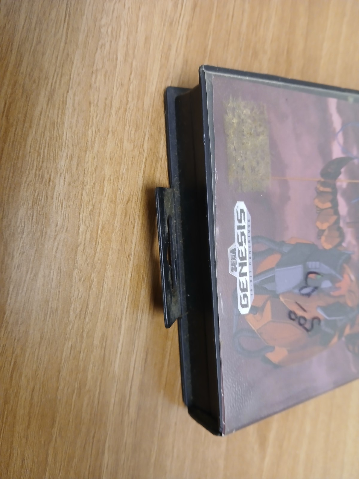 Sagaia Sega Genesis Game & Case NO MANUAL Water Damaged Art Tested