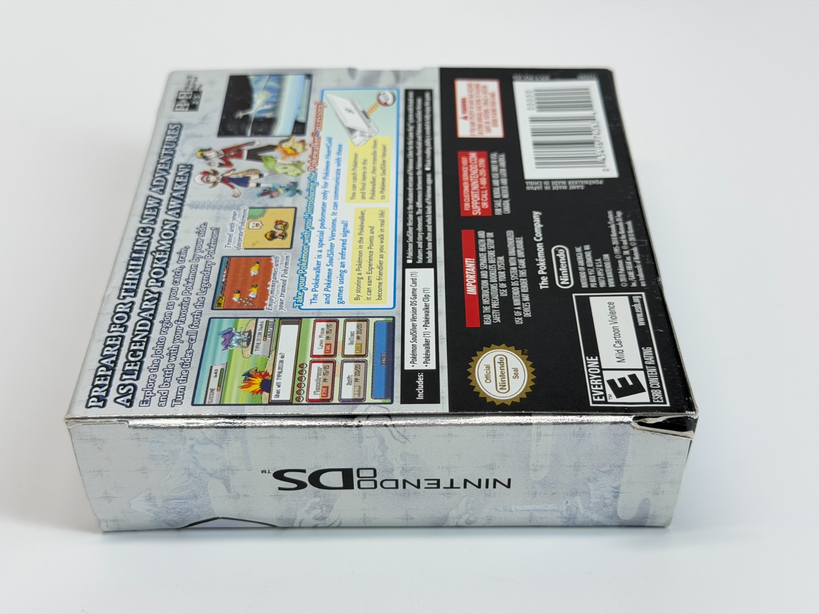 Pokemon SoulSilver Version (Nintendo DS) Complete BIG BOX Pokewalker Authentic