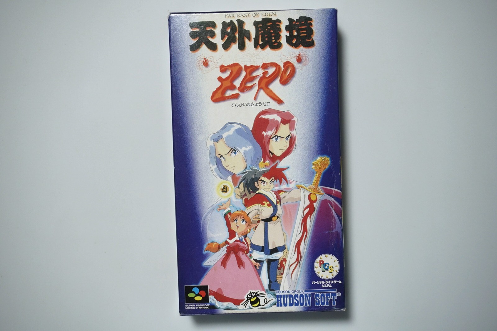Super Famicom Far East of Eden Zero boxed Japan SFC game US Seller