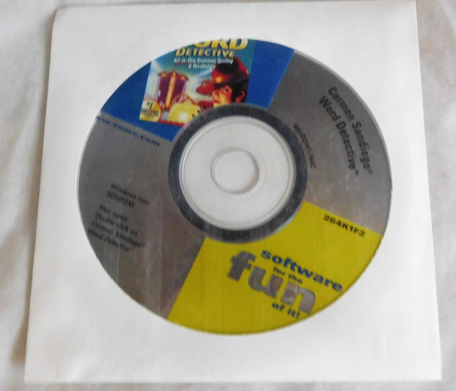 Vintage Software 3 CD Amazon Trail 3rd Carmen Sandiego Word Detective ArtRageous