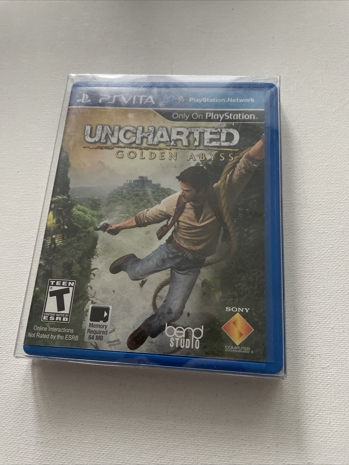 Uncharted: Golden Abyss (PlayStation Vita, 2012) Tested And Working Plastic Case