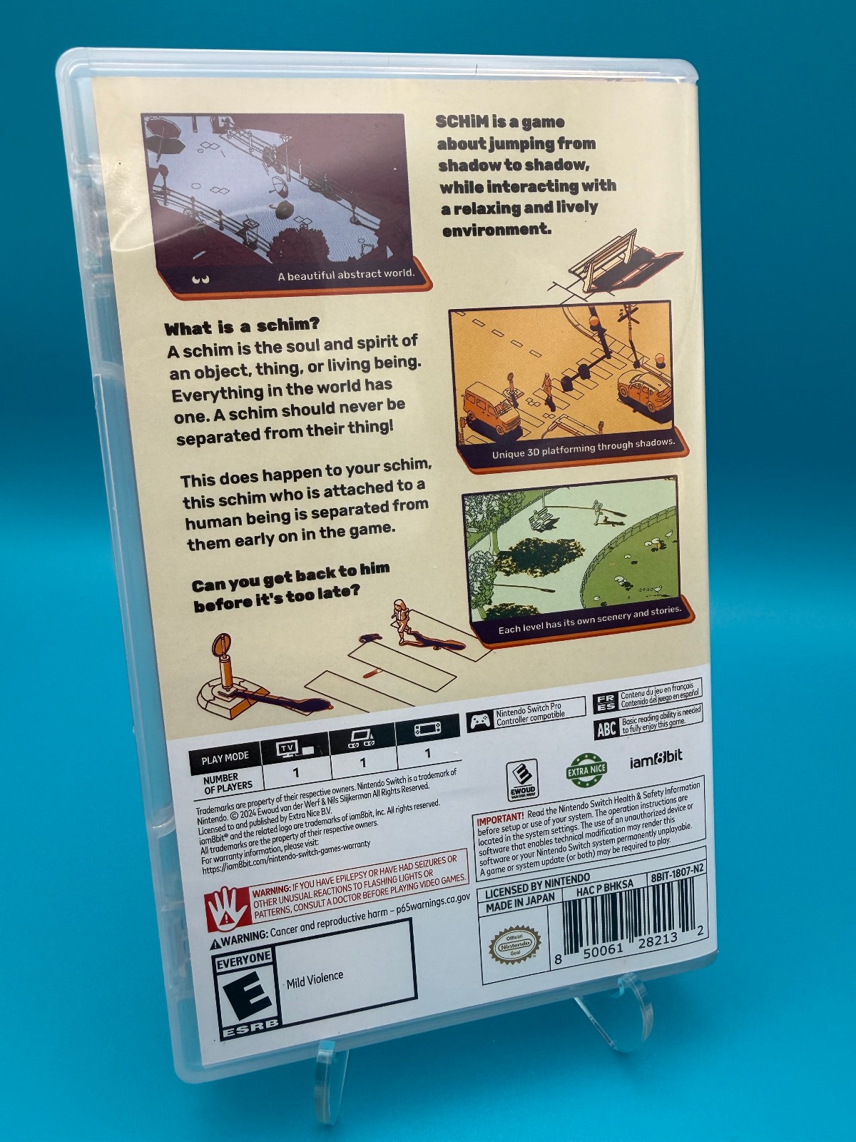 SCHiM (Nintendo Switch iam8bit Exclusive Edition) – Complete w/Manual, Stickers