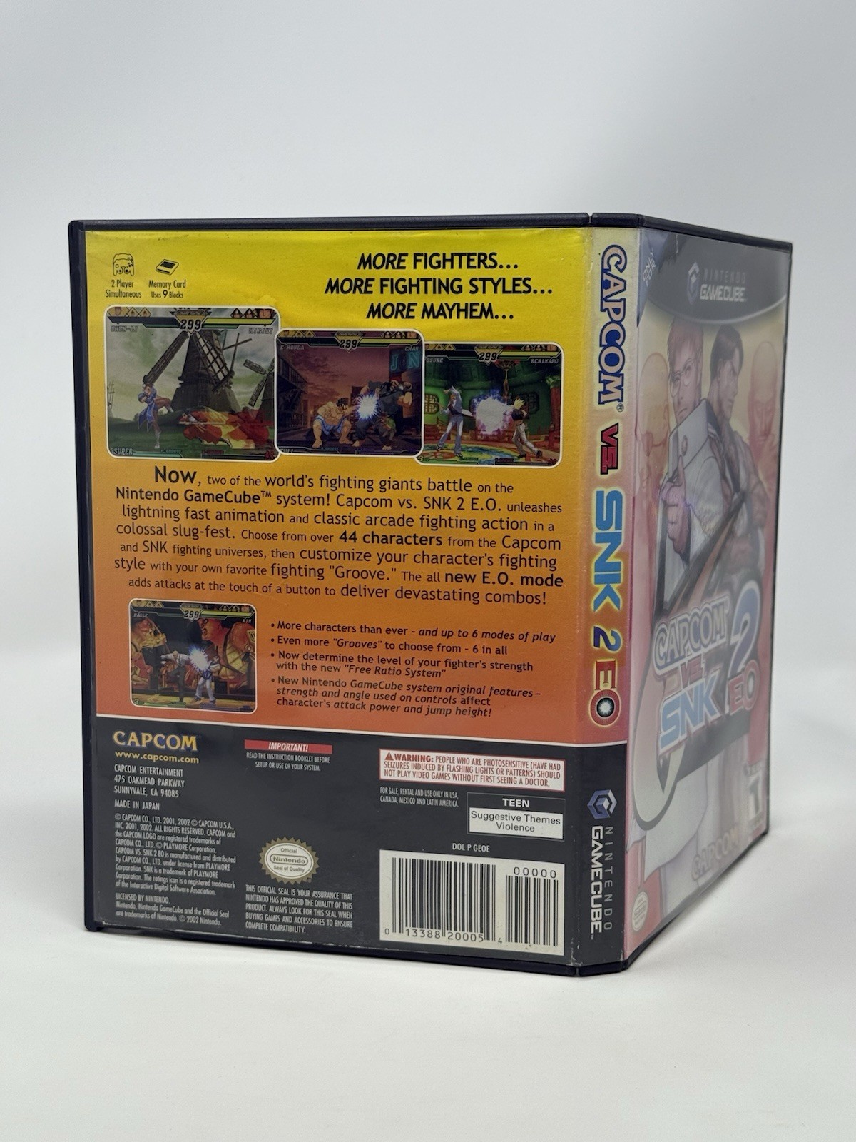 Capcom vs. SNK 2: EO (No Scratches) for Nintendo GameCube *GC* Ships Same Day