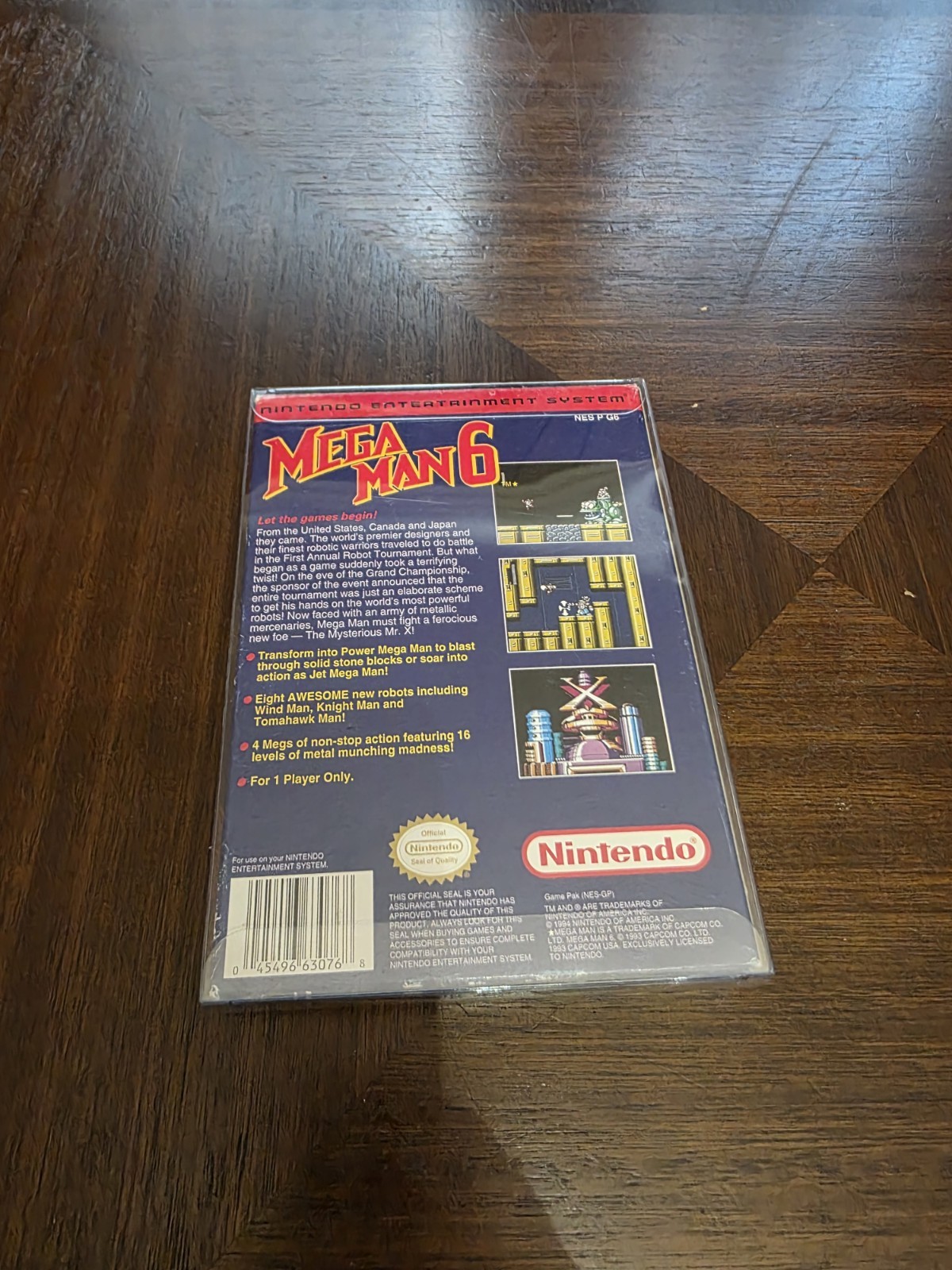 Mega Man 6 NES 1994 Complete CIB, Tested
