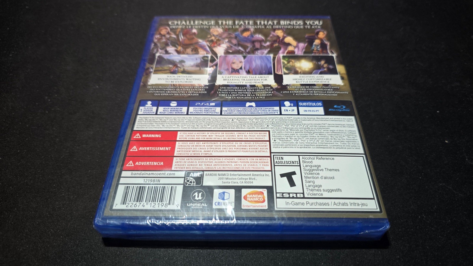 Tales of Arise Blue Label Bandai Namco Sony Playstation 4 PS4 Brand New Sealed!