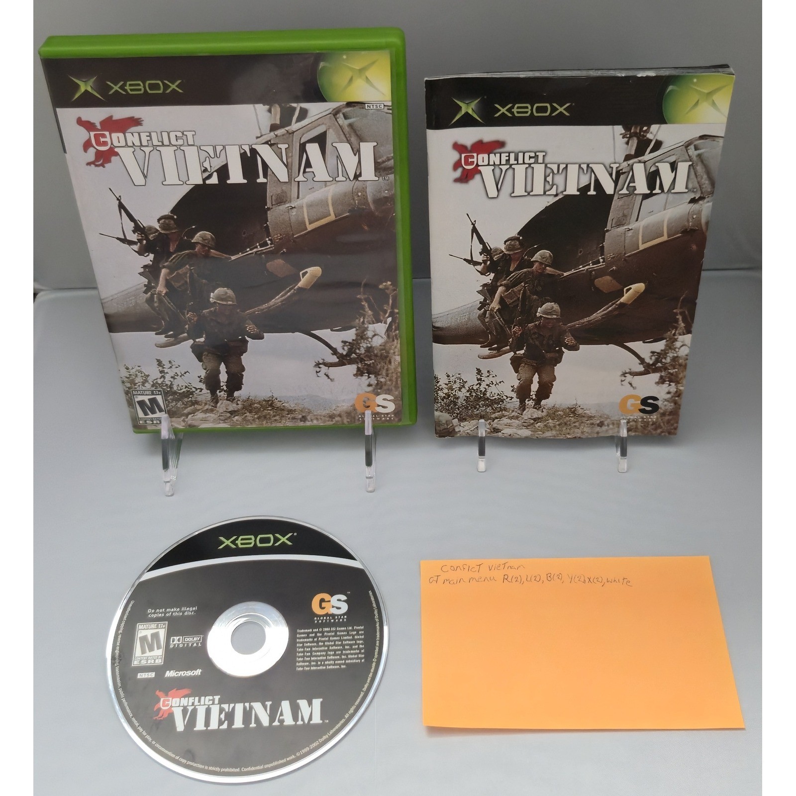 Conflict: Vietnam – Original Xbox – Complete in Box (CIB) W/ Manual – Tested