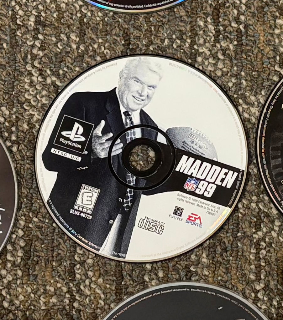 Madden NFL 99 PS1 PlayStation 1 – Disc Only Game Tested