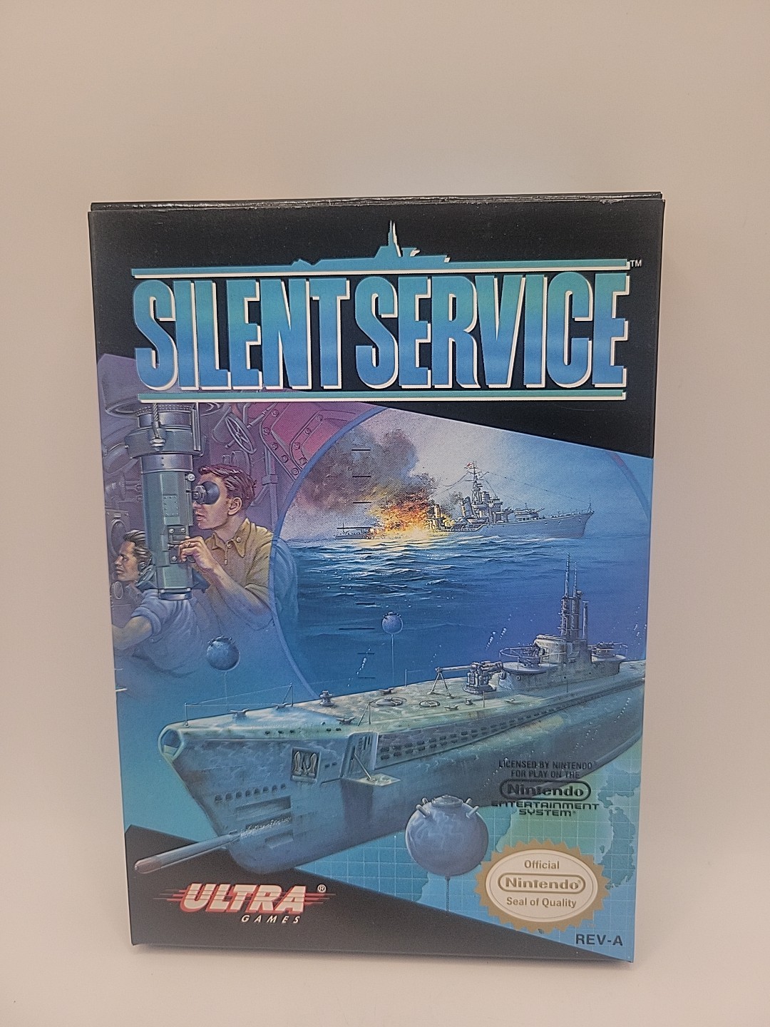 Silent Service for Nintendo NES CIB 1989 (New,Other)Complete in Box with Manual