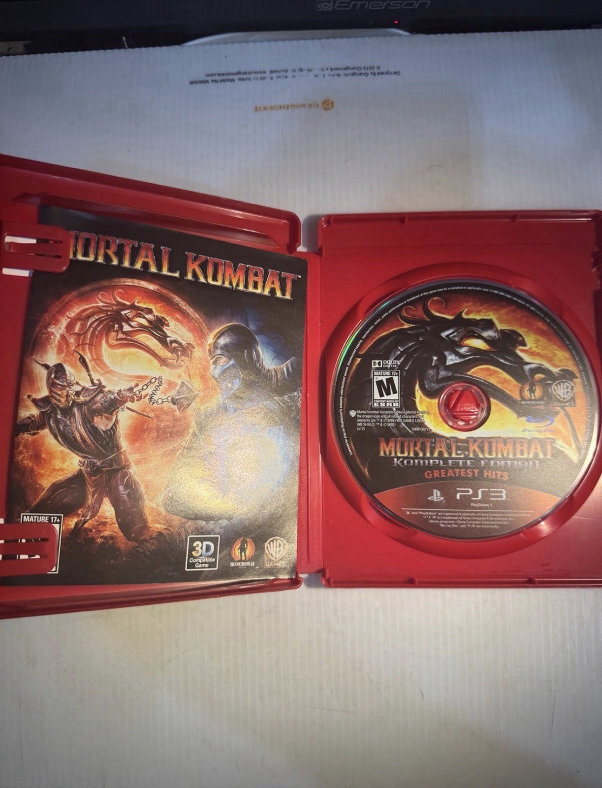 Mortal Kombat Komplete Edition Greatest Hits (Sony PS3, 2012)