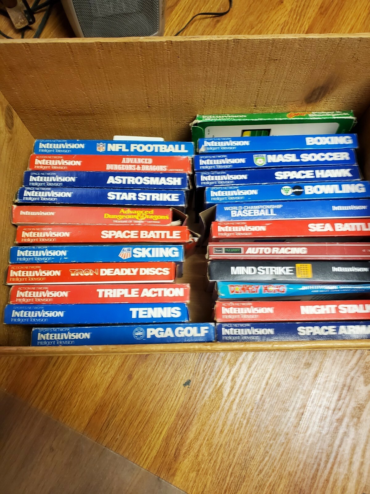 intellivision games all games included in boxes!