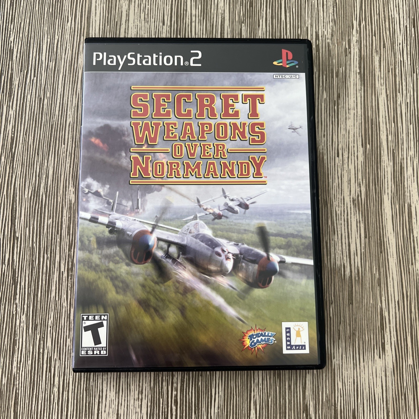 Secret Weapons Over Normandy (Sony PlayStation 2, PS2, 2003) Complete