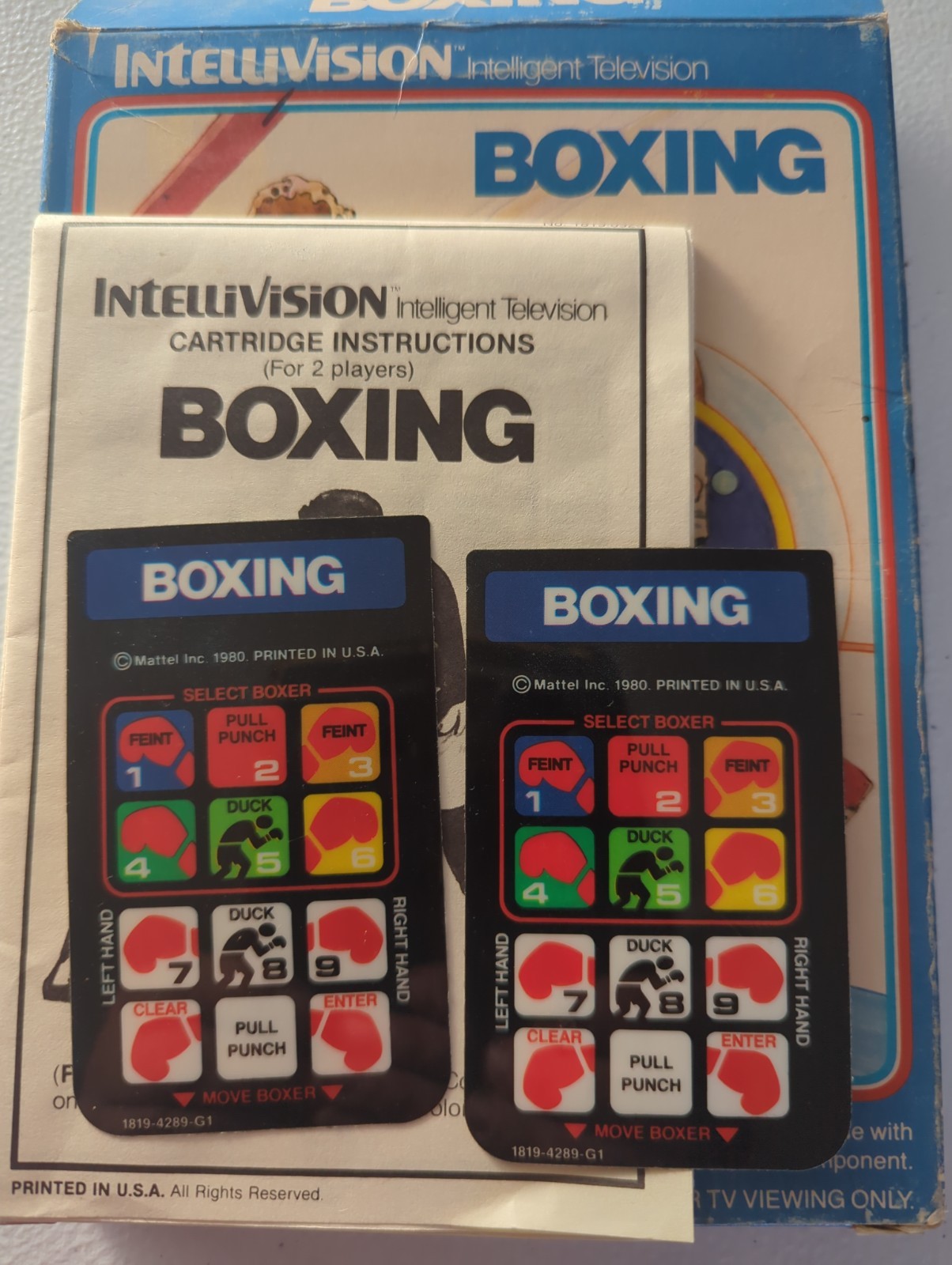 Boxed Intellivision Games – Large Lot #1 – Most Overlays and Manuals – 19 Games