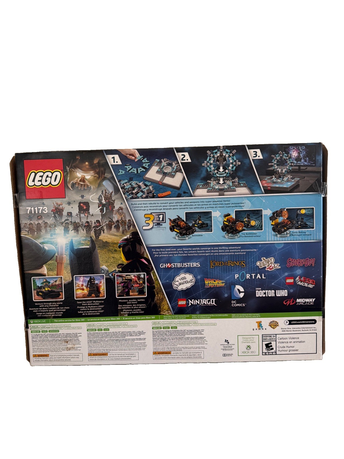 LEGO Dimensions: Starter Pack (Microsoft Xbox 360, 2015) 71173- 269 Pieces NEW