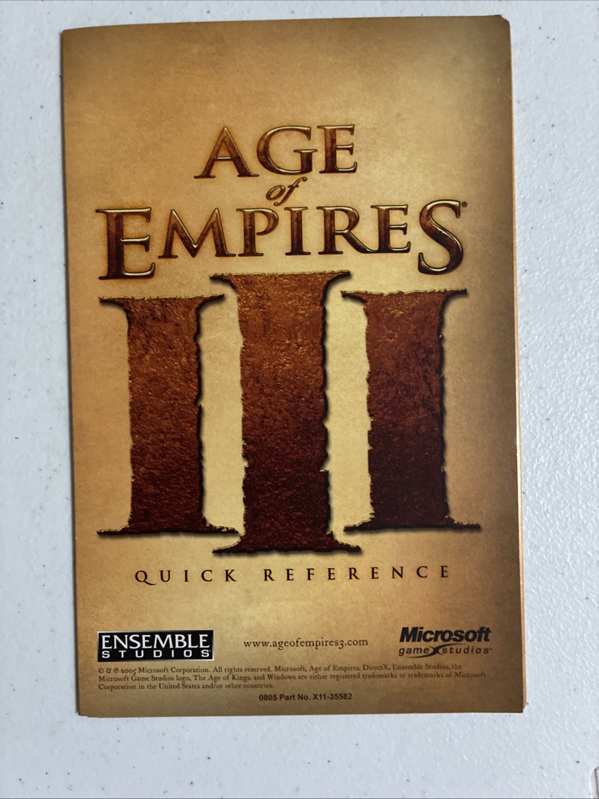 Age of Empires 3 III (PC CD-ROM Microsoft Games) 2005 Windows Vintage