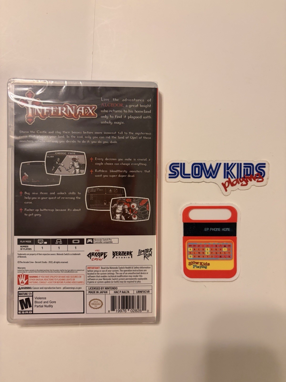 Infernax Nintendo Switch Action RPG Limited Run Brand New Sealed