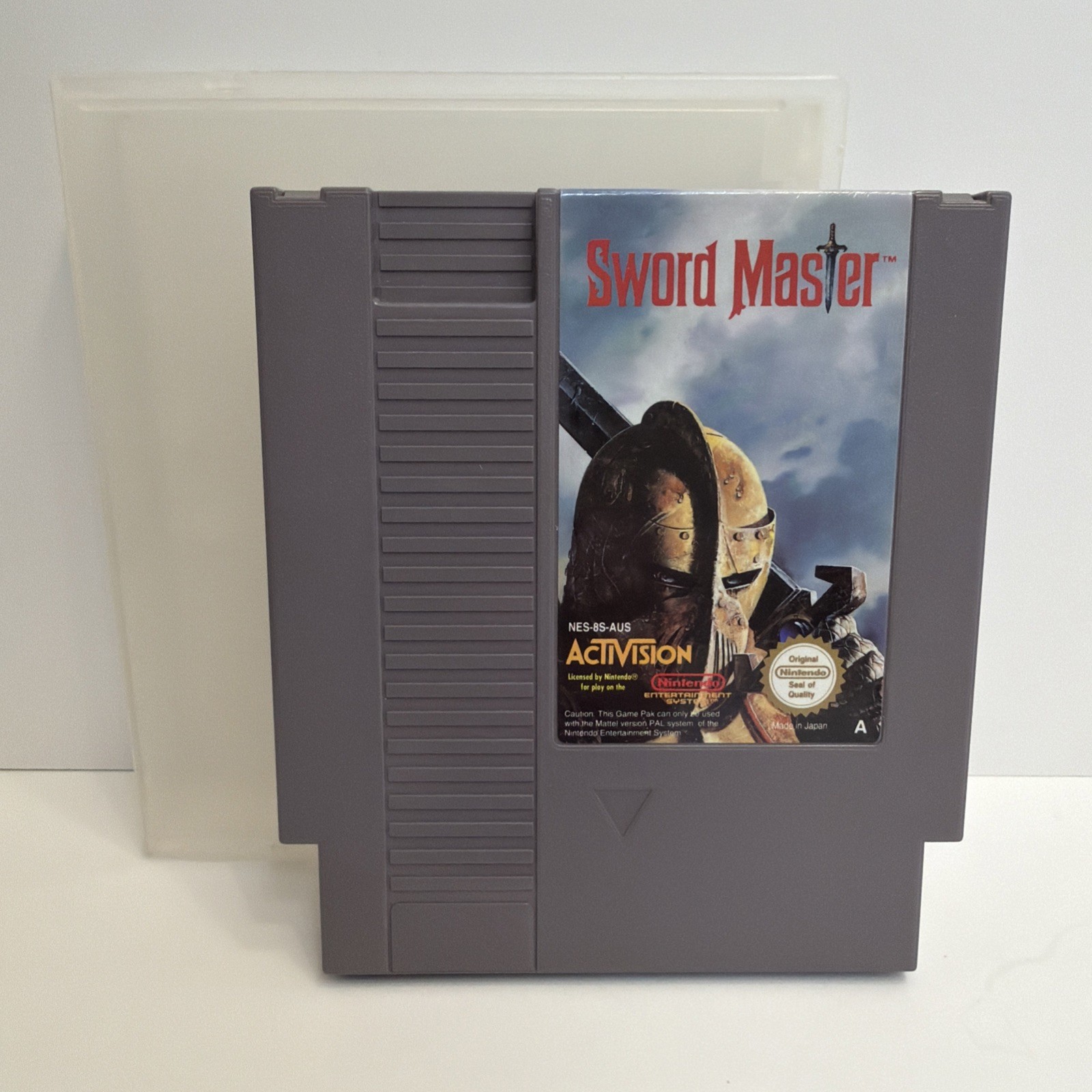 Sword Master PAL A AUS Nintendo NES +Collector Case Authentic MINT