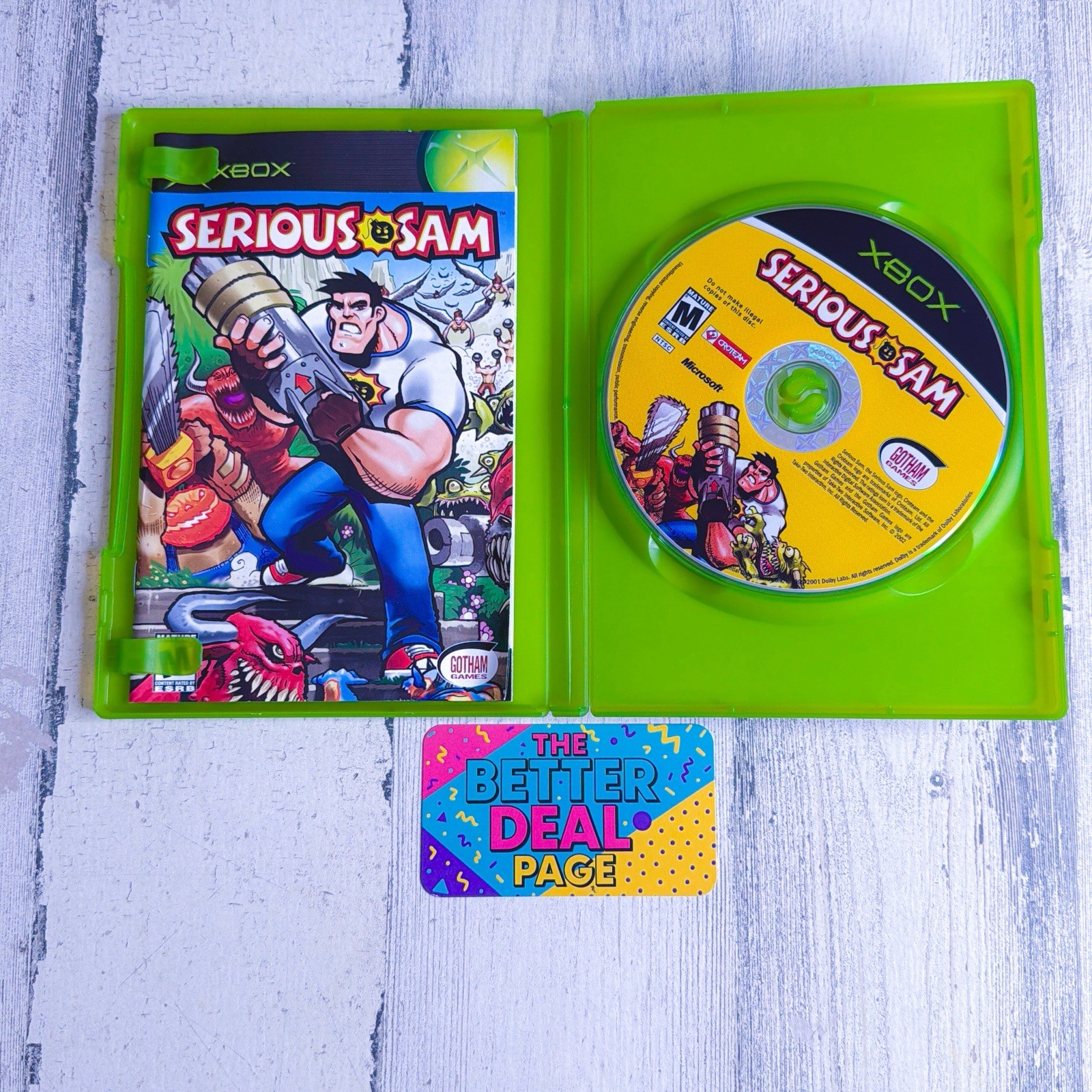Serious Sam (Xbox) – CIB Great Condition Complete In Box
