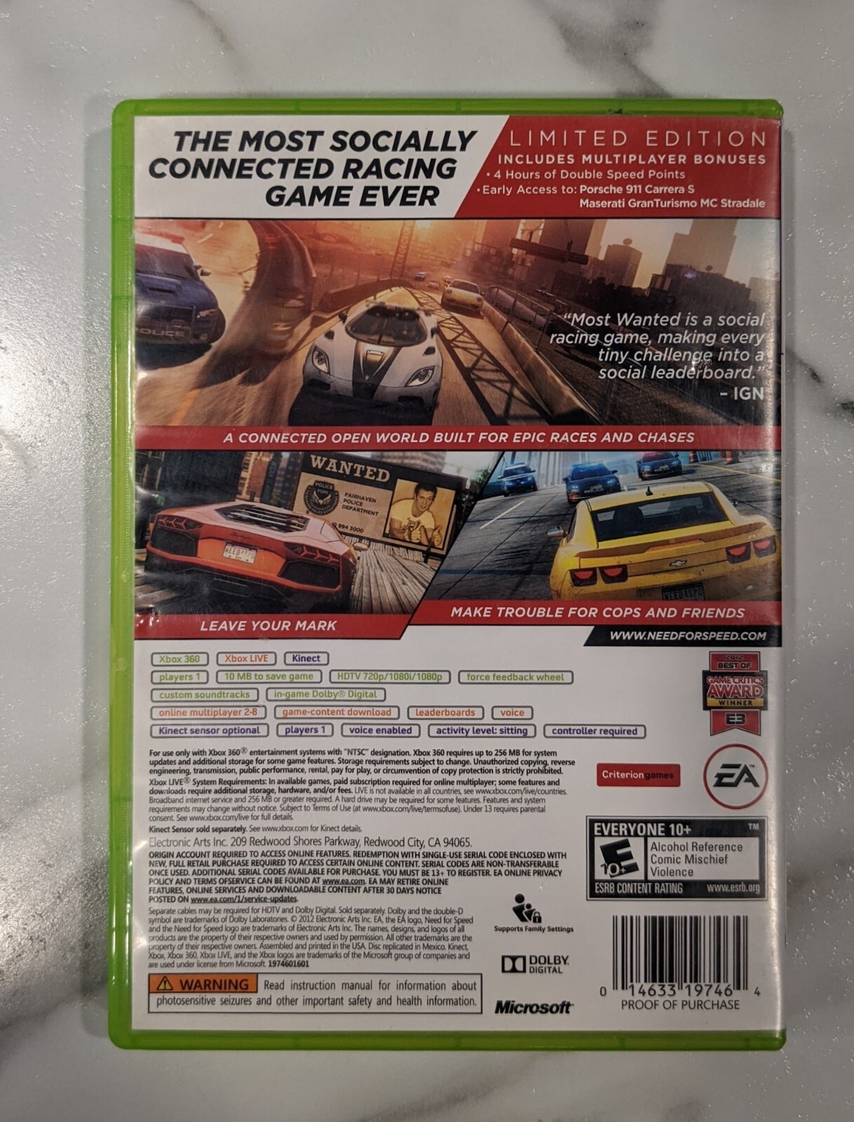 Need for Speed: Most Wanted – Limited Edition (Microsoft Xbox 360)