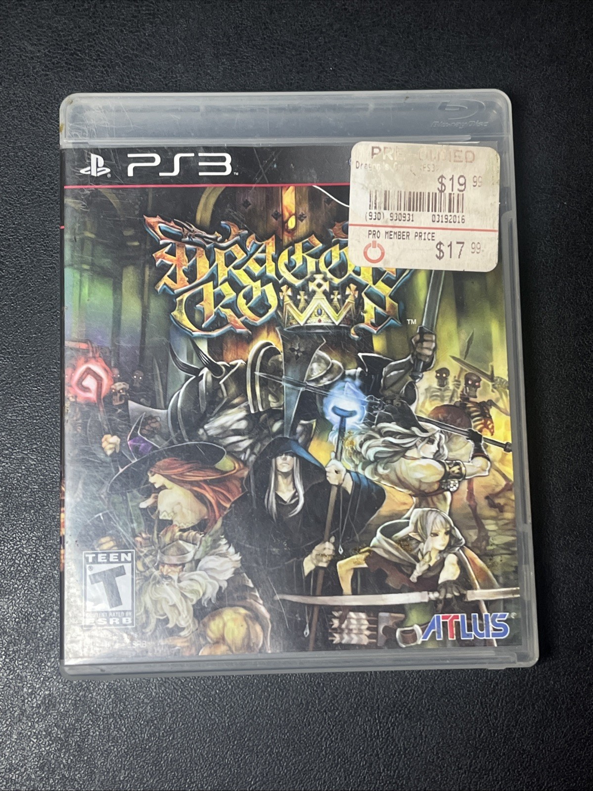 Dragons Crown – Sony PlayStation 3 With Manual
