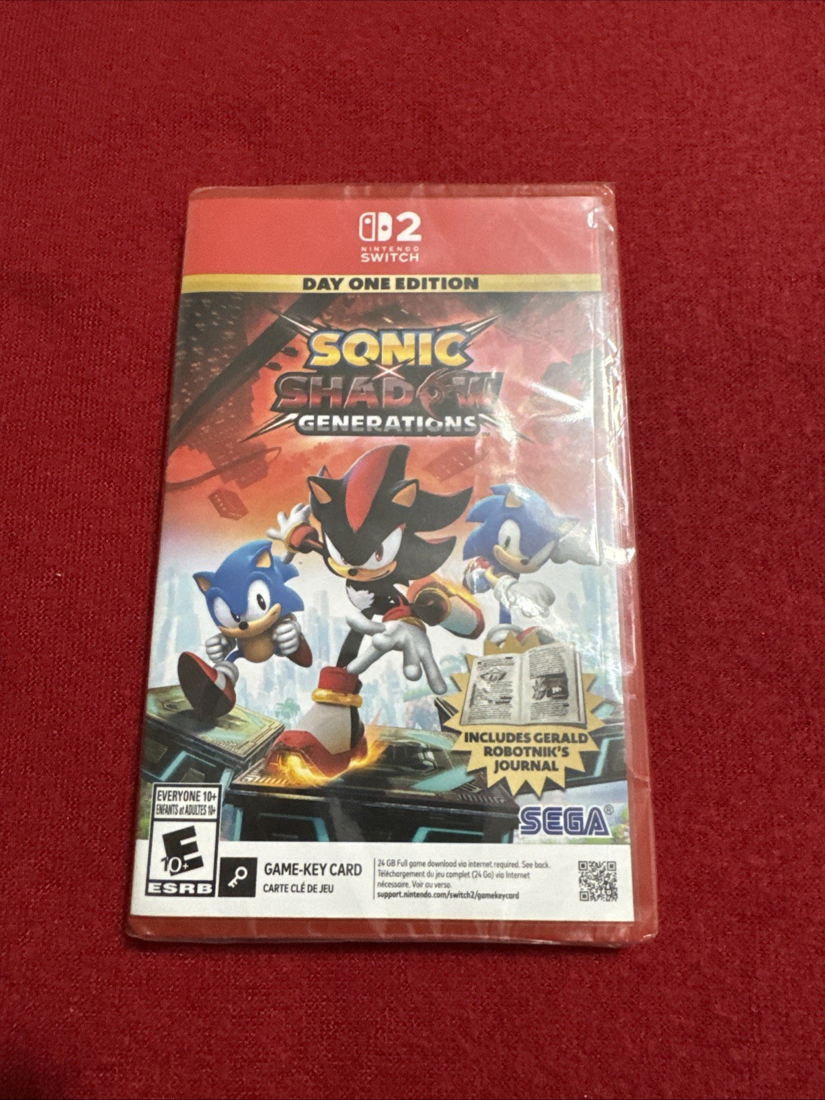 Sonic X Shadow Generations for Nintendo Switch 2 (Game-Key Card) New Video Game