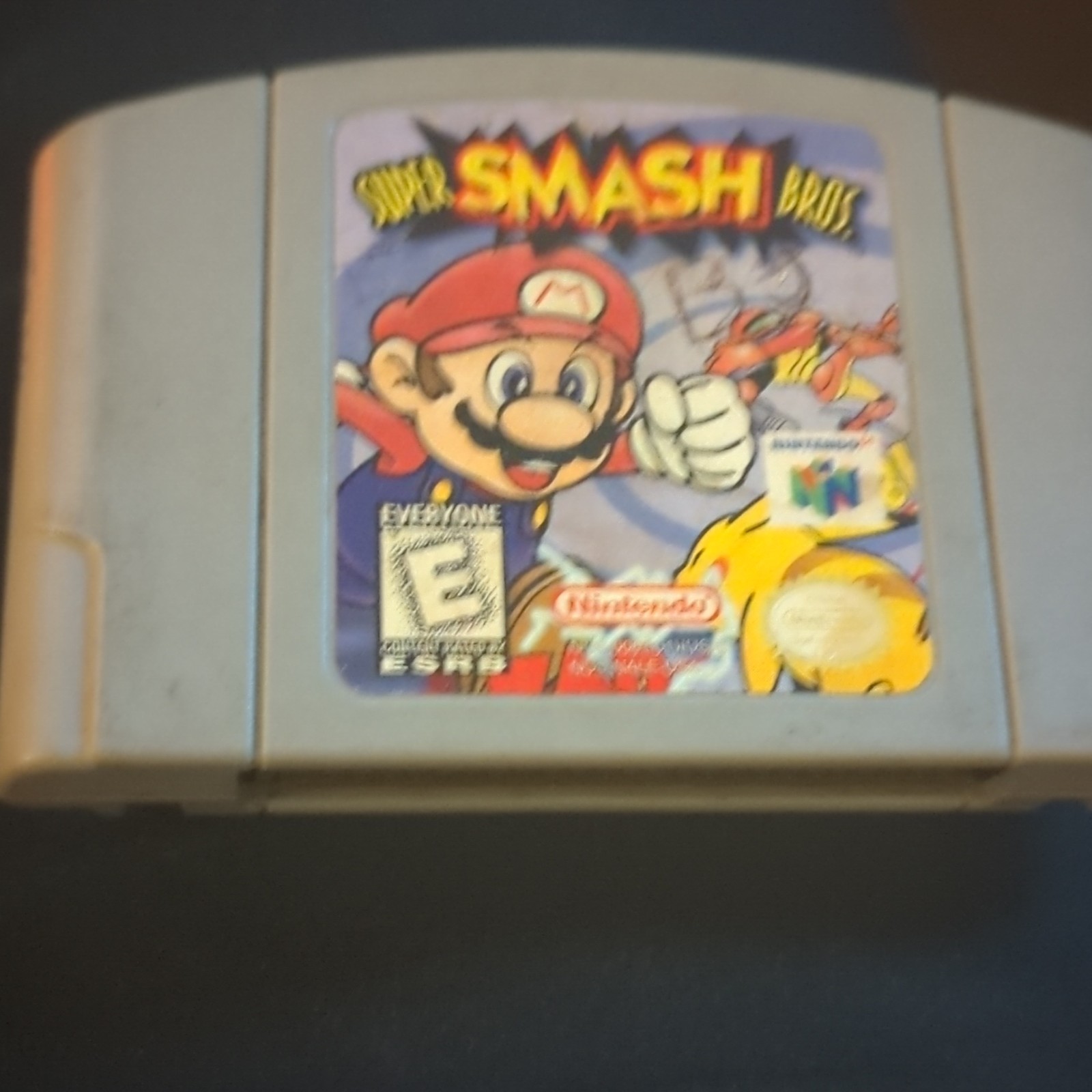 Nintendo Super Smash Bros. Nintendo 64 N64 Cartridge NTSC-U/C E 1999 Multiplayer