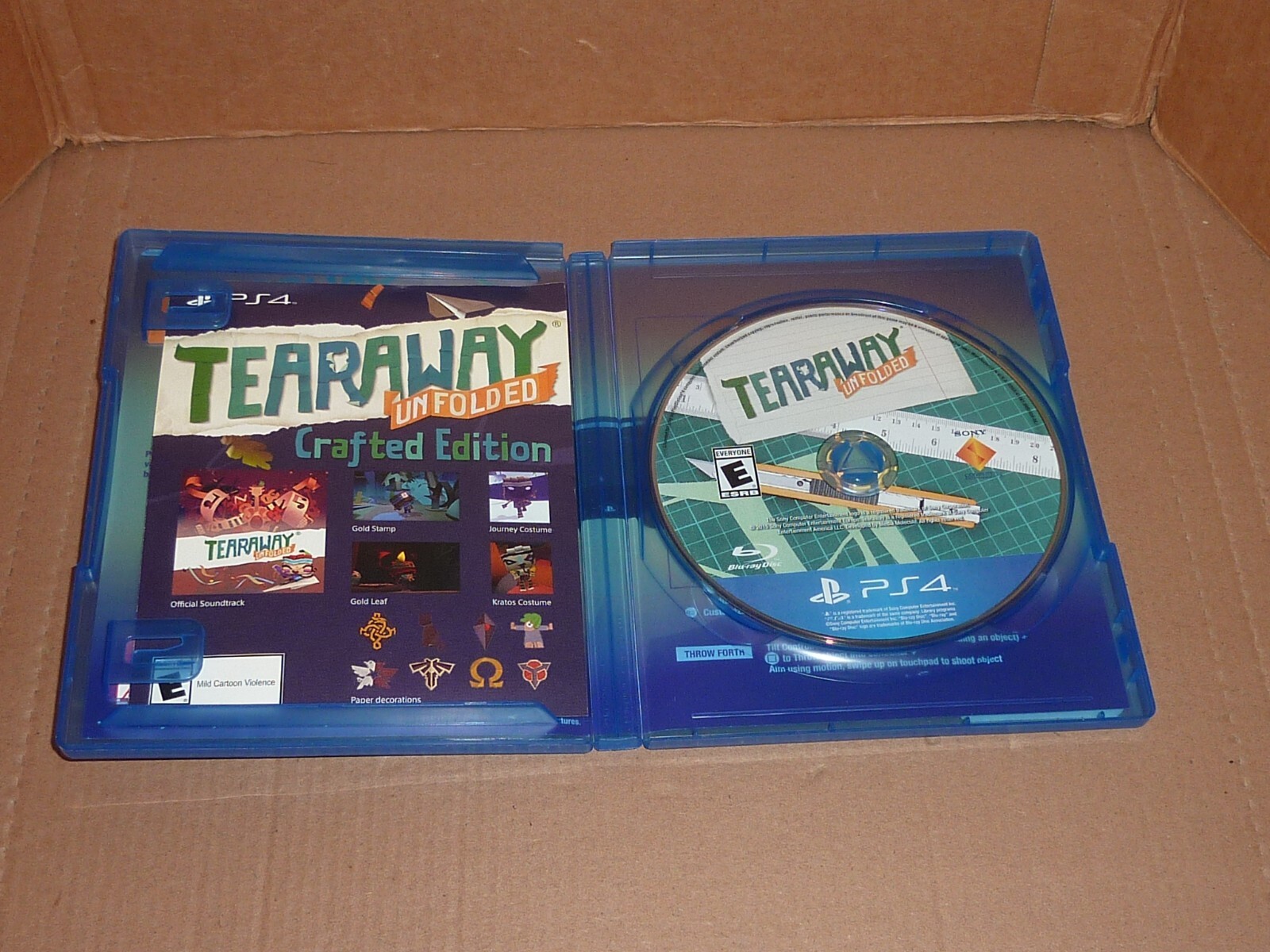Tearaway Unfolded: Crafted Edition (Sony PlayStation 4, 2015)