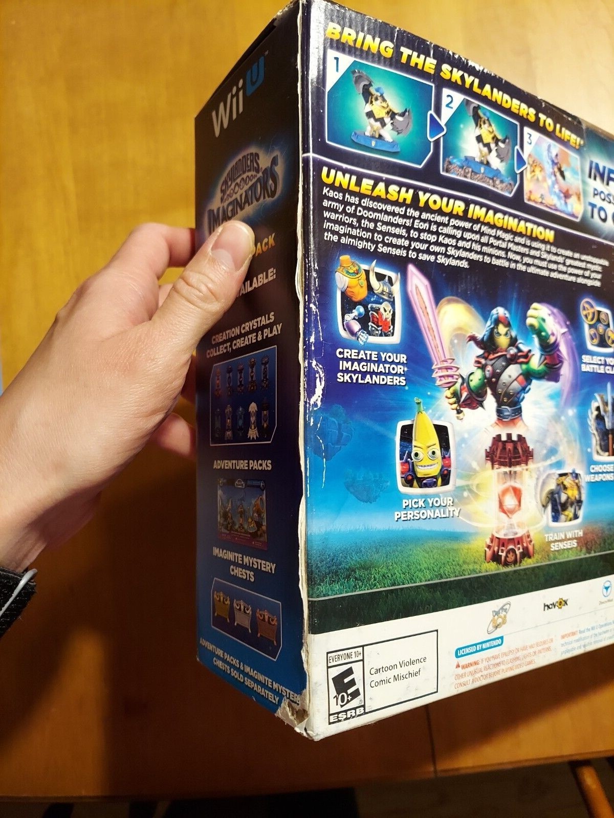 Wii U Skylanders Imaginators Starter Pack Activision BOX DAMAGED READ