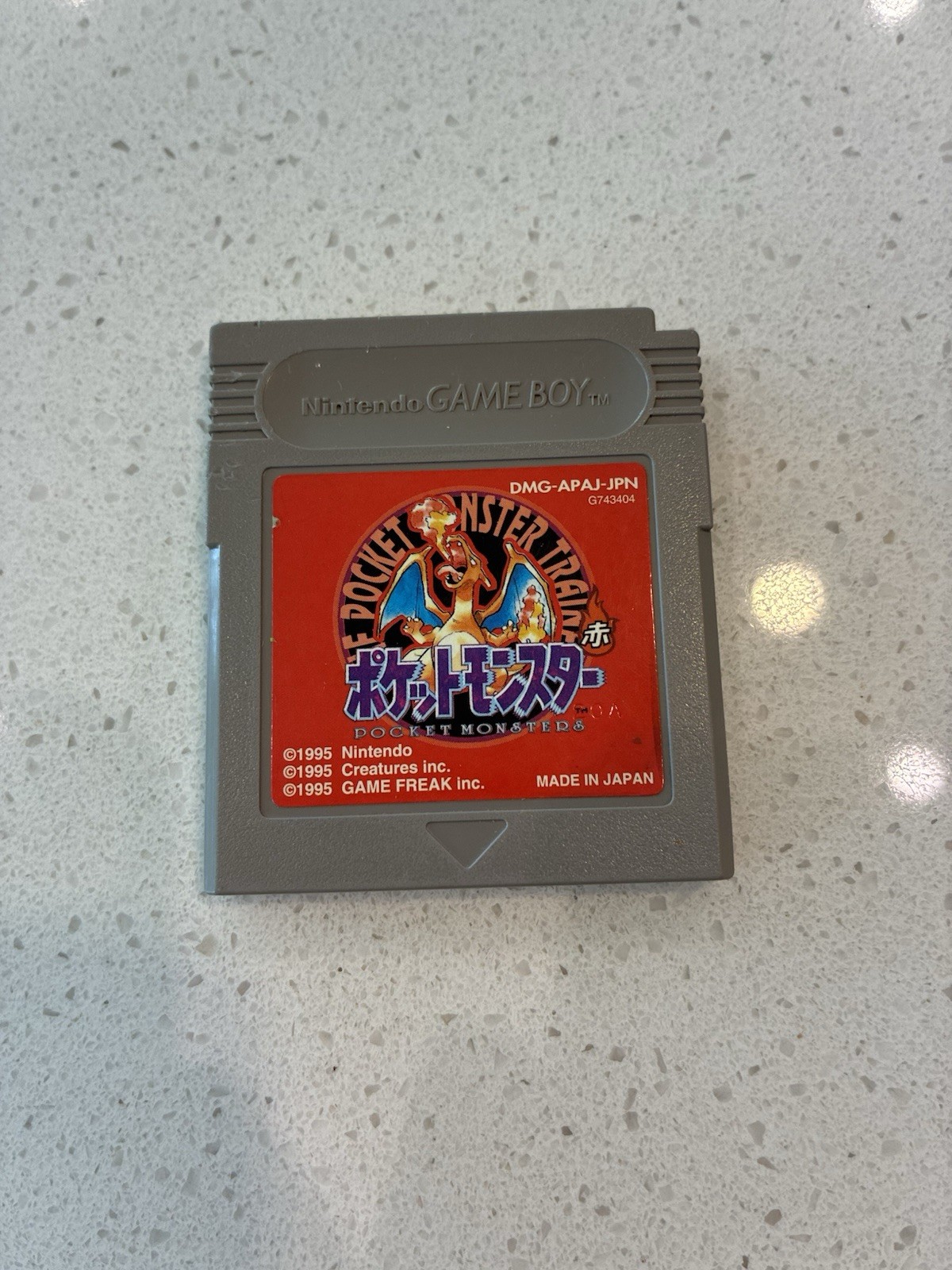Game Boy Pocket Monsters Pokemon Red Japan GameBoy game US Seller