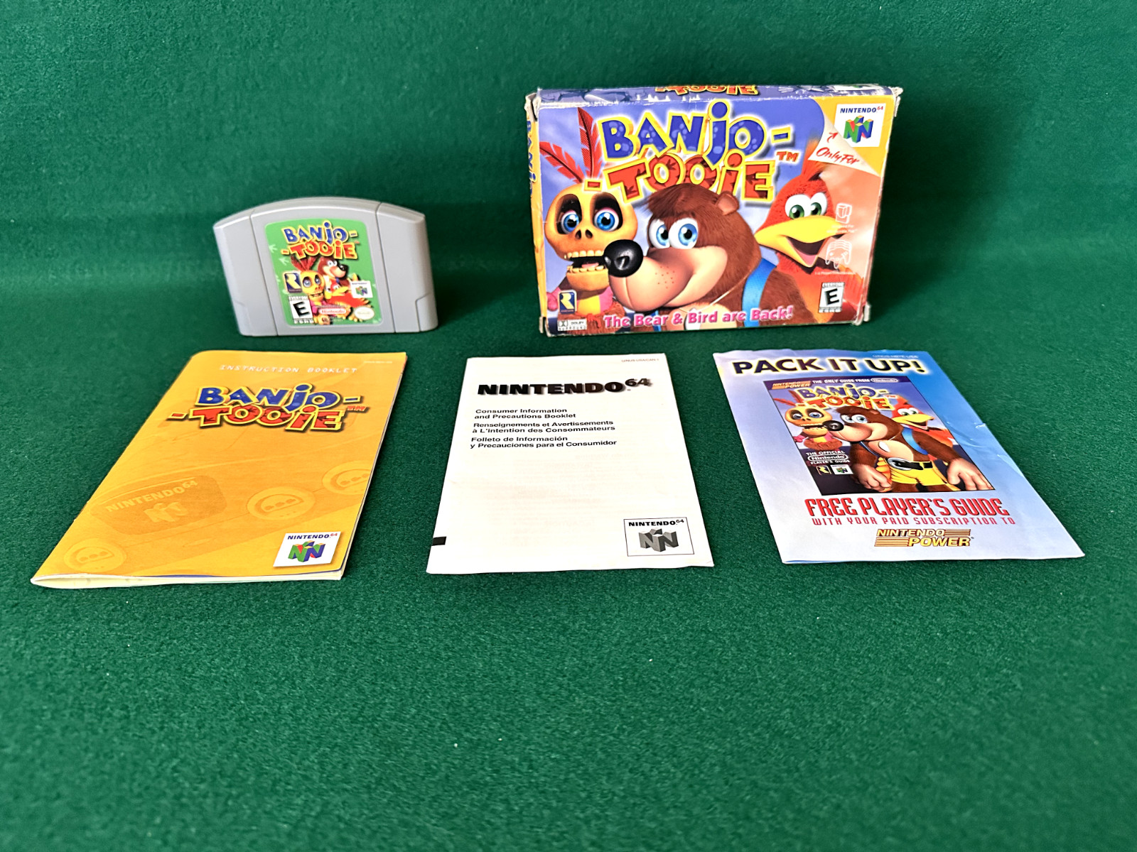 Banjo-Tooie Nintendo 64 N64 Complete In Box CIB Nice Condition, Tested!