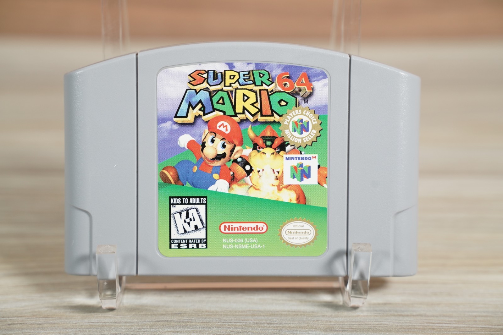 Super Mario 64 (Nintendo 64 N64, 1996) *Cart Only* Authentic Tested & Cleaned