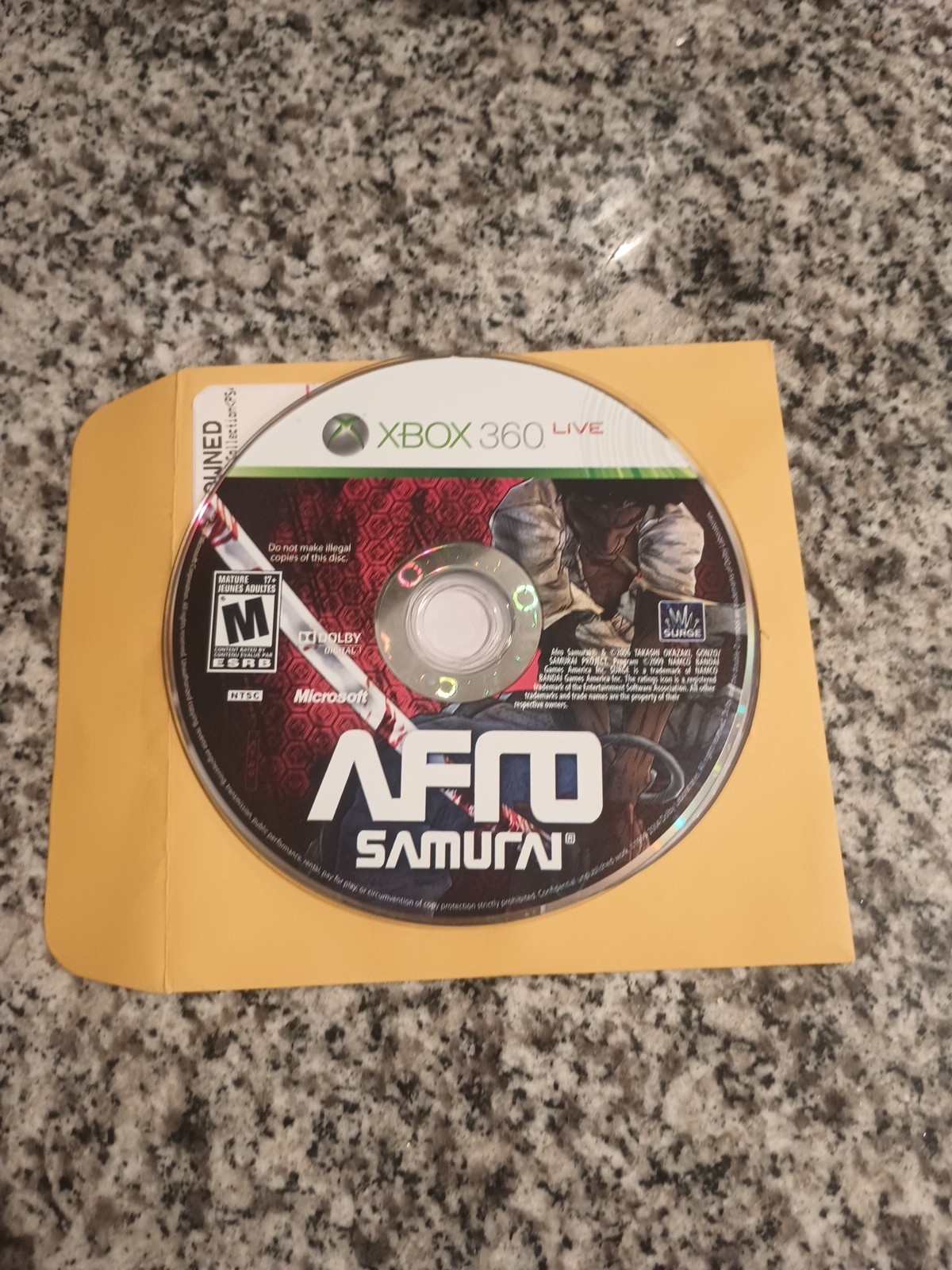 Afro Samurai – Xbox 360 – DISC ONLY Tested