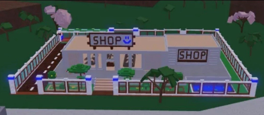 lumber tycoon 2 SHOP BASE WITH LIGHTS 🪵 🪓