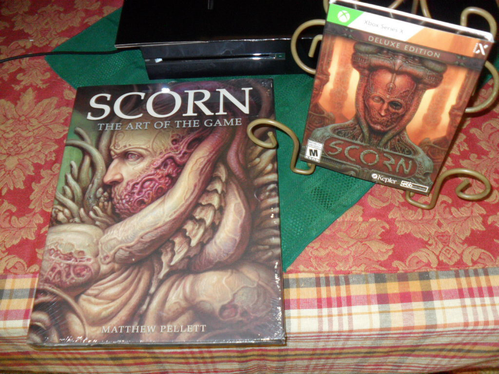 XBOX Scorn – Deluxe Edition [Microsoft Xbox Series X] +HB Book: Both New/Sealed!
