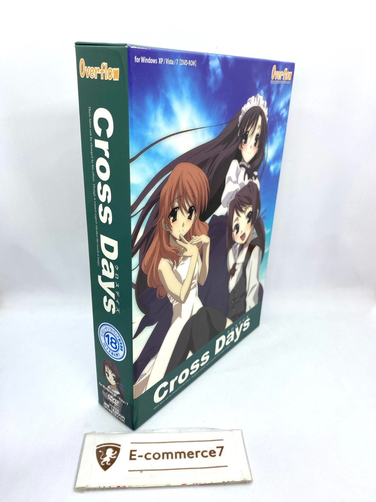 Cross Days Japanese PC Game for Windows XP/Vista/7 Overflow USED No Figure