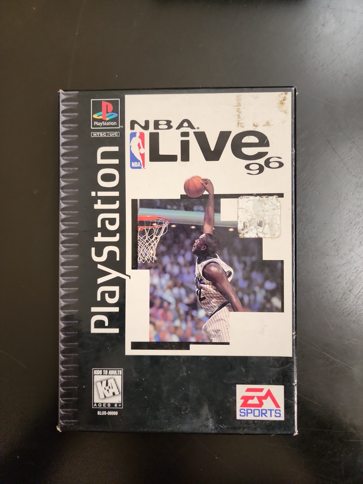 NBA Live 96 (Sony PlayStation 1, 1996) No Manual