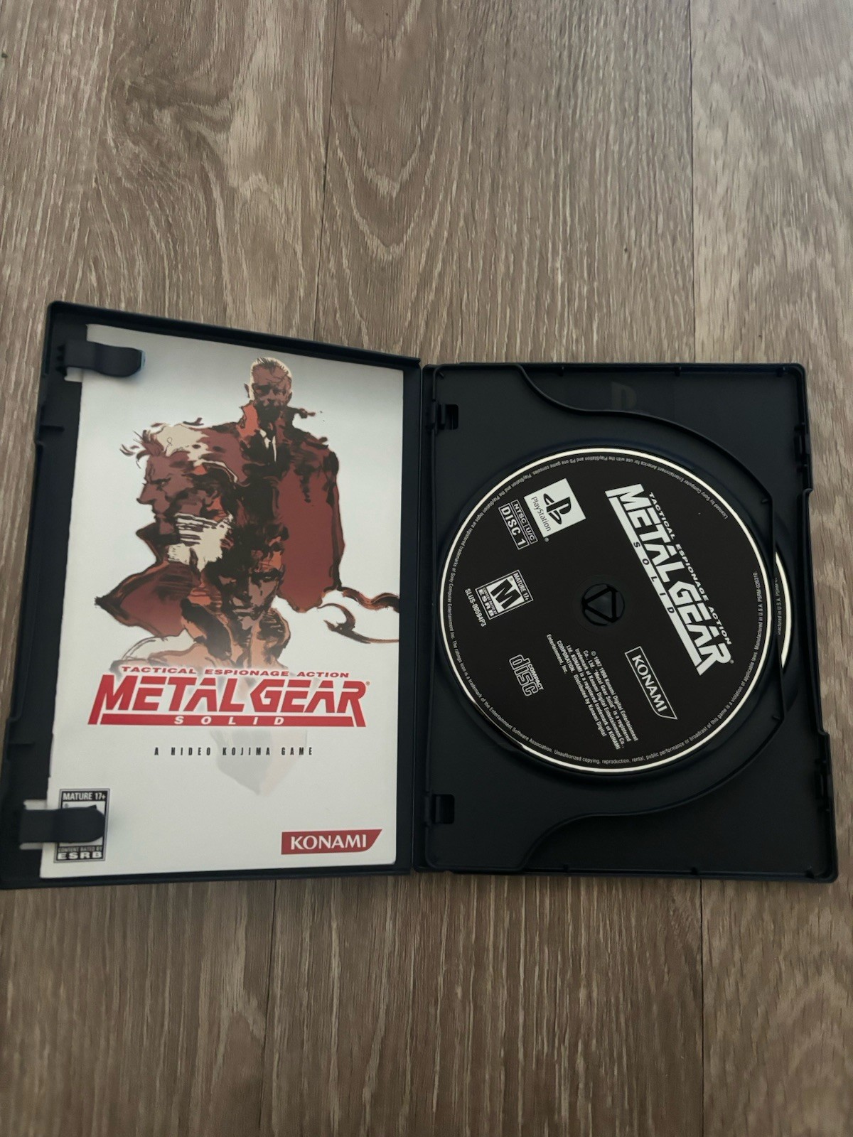 Metal Gear Solid Tactical Espionage Action (PS1) Long Box from Essential Set CIB
